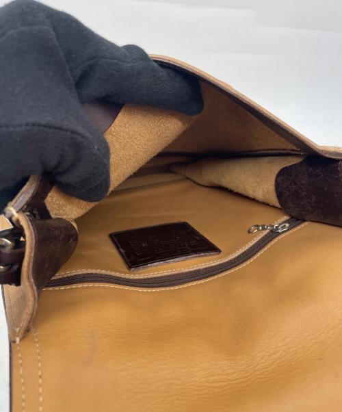 COACH（コーチ）COACH (コーチ) COACH コーチ オールドコーチ レザーフラップ スクエア ショルダーバッグ 6147  カーキの古着・服飾アイテム
