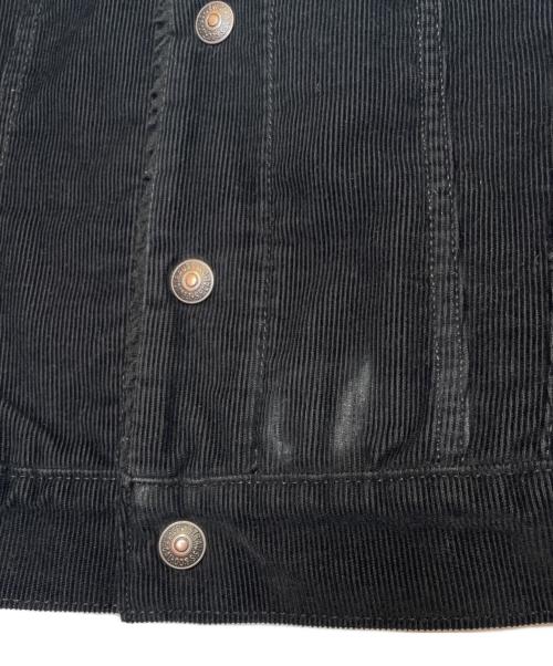LEVI'S（リーバイス）LEVI'S (リーバイス) LEVI'S リーバイス ボア コーデュロイ トラッカージャケット ランチジャケット ブラック サイズ:Sの古着・服飾アイテム