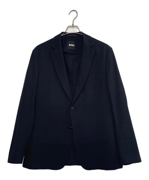 HUGO BOSS（ヒューゴ ボス）HUGO BOSS HUGO BOSS ヒューゴボス wrinkle resistant リンクルレジスタント performance stretch パフォーマンスストレッチ セットアップ スーツ ブラック サイズ:52の古着・服飾アイテム