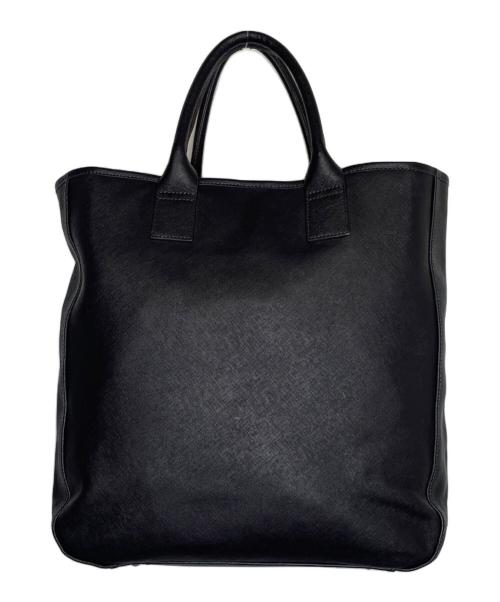 PAUL SMITH（ポールスミス）PAUL SMITH (ポールスミス) Paul Smith ポールスミス あおり トートバッグ サフィアーノレザー ビジネス ブラックの古着・服飾アイテム