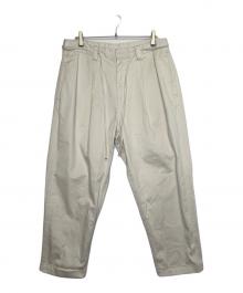 CAHLUMN（カウラム）の古着「CAHLUMN カウラム Magazine Pocket Chino Pant チノパン」｜アイボリー
