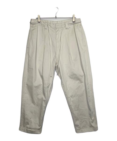 CAHLUMN（カウラム）CAHLUMN (カウラム) CAHLUMN カウラム Magazine Pocket Chino Pant チノパン アイボリー サイズ:Lの古着・服飾アイテム