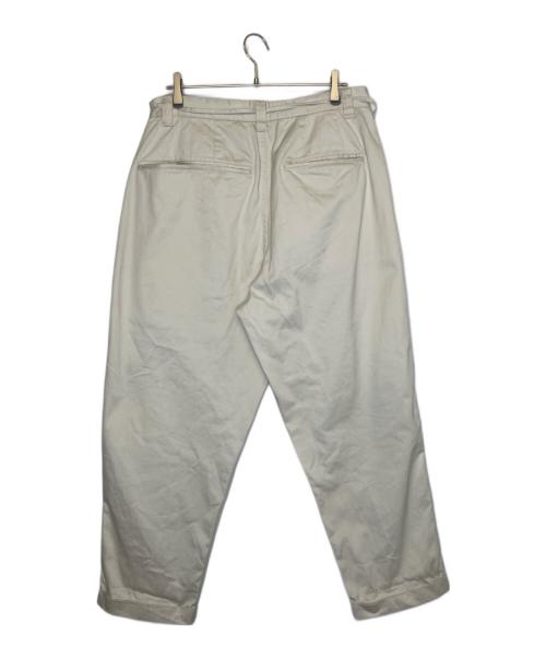 CAHLUMN（カウラム）CAHLUMN (カウラム) CAHLUMN カウラム Magazine Pocket Chino Pant チノパン アイボリー サイズ:Lの古着・服飾アイテム