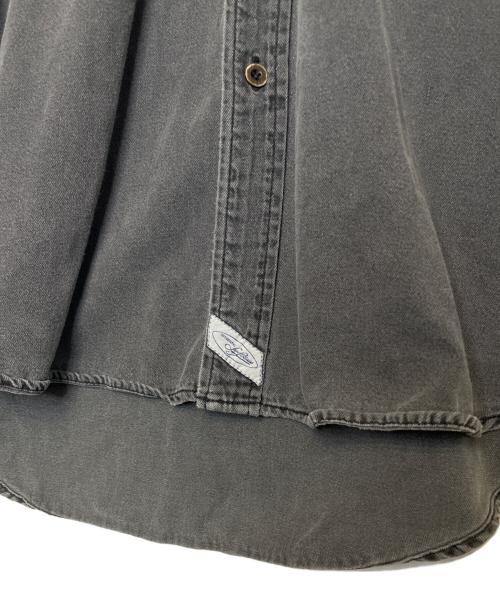 LEVI'S（リーバイス）LEVI'S (リーバイス) LEVI'S  リーバイス 90's 緑タグ デニムシャツ 香港製 先染めブラック グレー サイズ:Lの古着・服飾アイテム