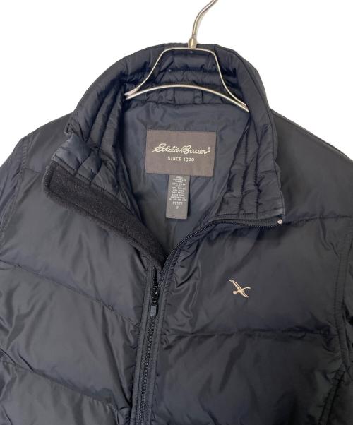 Eddie Bauer（エディーバウアー）Eddie Bauer (エディーバウアー) Eddie Bauer エディーバウアー グース ダウンジャケット ブラック サイズ:Sの古着・服飾アイテム