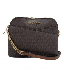 MICHAEL KORS（マイケルコース）の古着「MICHAEL KORS マイケルコース ジェットセット トラベル クロスボディ ショルダーバッグ」｜ブラウン