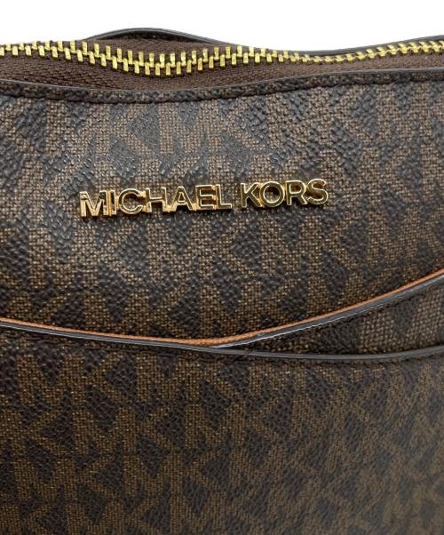 MICHAEL KORS（マイケルコース）MICHAEL KORS (マイケルコース) MICHAEL KORS マイケルコース ジェットセット トラベル クロスボディ ショルダーバッグ ブラウンの古着・服飾アイテム