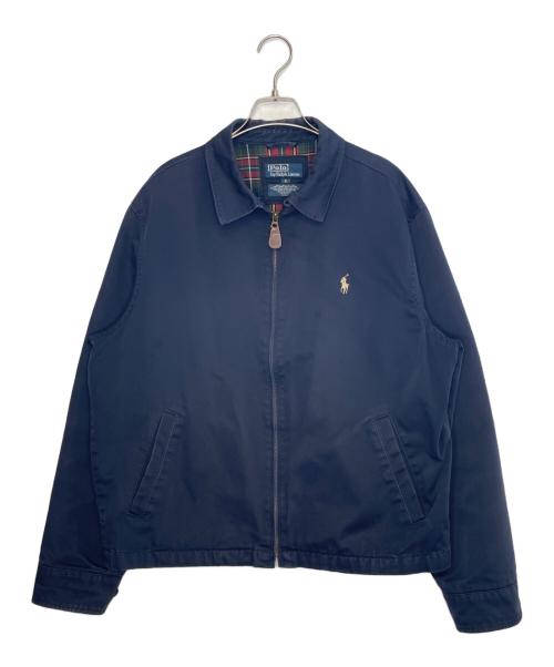 POLO RALPH LAUREN（ポロ・ラルフローレン）POLO RALPH LAUREN (ポロ・ラルフローレン) POLO RALPH LAUREN ポロ・ラルフローレン スイングトップ ポニーあり ネイビー サイズ:Lの古着・服飾アイテム