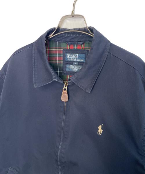 POLO RALPH LAUREN（ポロ・ラルフローレン）POLO RALPH LAUREN (ポロ・ラルフローレン) POLO RALPH LAUREN ポロ・ラルフローレン スイングトップ ポニーあり ネイビー サイズ:Lの古着・服飾アイテム