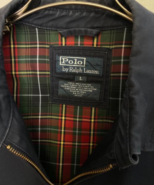 POLO RALPH LAUREN（ポロ・ラルフローレン）POLO RALPH LAUREN (ポロ・ラルフローレン) POLO RALPH LAUREN ポロ・ラルフローレン スイングトップ ポニーあり ネイビー サイズ:Lの古着・服飾アイテム