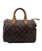 LOUIS VUITTONルイ ヴィトン）の古着「LOUIS VUITTON ルイ ヴィトン スピーディ25 モノグラムキャンバス ハンドバッグ」｜ブラウン