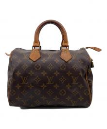 LOUIS VUITTON（ルイ ヴィトン）の古着「LOUIS VUITTON ルイ ヴィトン スピーディ25 モノグラムキャンバス ハンドバッグ」｜ブラウン