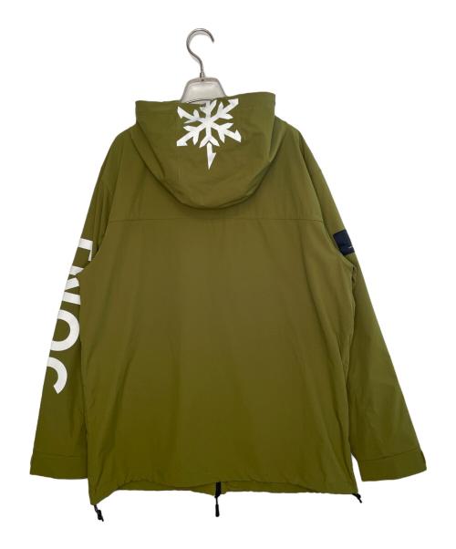TNOC（ティーノック）TNOC (ティーノック) TNOC ティーノック THE ACTIVE SHELL ナイロンパーカー グリーン サイズ:XLの古着・服飾アイテム