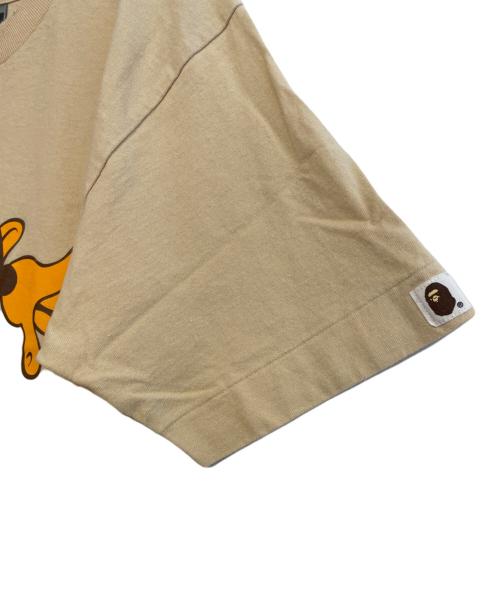 A BATHING APE（アベイシングエイプ）A BATHING APE (アベイシングエイプ) A BATHING APE アベイシングエイプ BAPE HEADS TOUR Tシャツ 90年代 어 베이싱 에이프 베이프 헤즈 투어 반팔 티셔츠 ベージュ サイズ:Mの古着・服飾アイテム