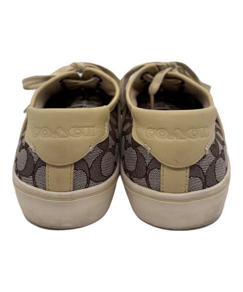 COACH（コーチ）COACH (コーチ) ローカットスニーカー ベージュ サイズ:26の古着・服飾アイテム
