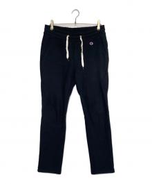 Champion×nano・universe（チャンピオン×ナノ・ユニバース）の古着「Champion チャンピオン nano universe ナノユニバース 別注 WIND STOPPER スウェットパンツ」｜ブラック