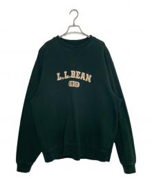 L.L.Bean（エルエルビーン）の古着「L.L.Bean エルエルビーン 1912 ロゴ スウェット 前V」｜グリーン