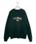 L.L.Bean（エルエルビーン）の古着「L.L.Bean エルエルビーン 1912 ロゴ スウェット 前V」｜グリーン