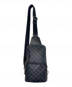 LOUIS VUITTONルイ ヴィトン）の古着「LOUIS VUITTON ルイ ヴィトン アヴェニュー スリングバッグ ショルダーバッグ N41719」｜ブラック