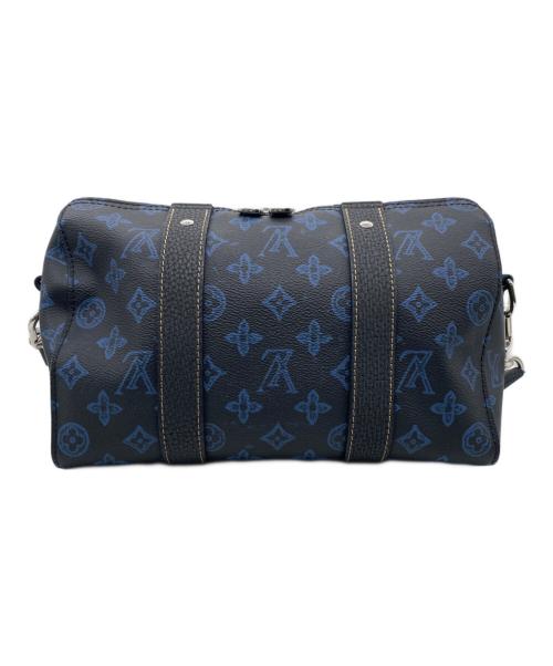 LOUIS VUITTON（ルイ ヴィトン）LOUIS VUITTON (ルイ ヴィトン) ルイヴィトン LOUIS VUITTON シティ キーポル ショルダーバッグ M46339 ヴァージル期 ネイビー×ブルーの古着・服飾アイテム
