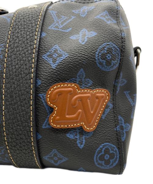 LOUIS VUITTON（ルイ ヴィトン）LOUIS VUITTON (ルイ ヴィトン) ルイヴィトン LOUIS VUITTON シティ キーポル ショルダーバッグ M46339 ヴァージル期 ネイビー×ブルーの古着・服飾アイテム