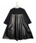 FOXEY NEWYORK (フォクシーニューヨーク) FOXEY NEWYORK フォクシーニューヨーク Dress Tessa 長袖 ワンピース フェイクレザー ブラック サイズ:42：13000円
