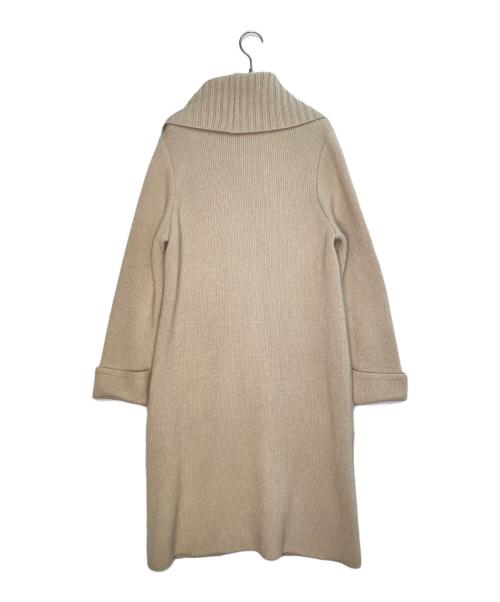 FOXEY BOUTIQUE（フォクシー ブティック）FOXEY BOUTIQUE (フォクシー ブティック) FOXEY BOUTIQUE Knit Coat Waffle ニット コート ワッフル  ベージュ サイズ:フリーの古着・服飾アイテム