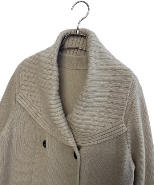 FOXEY BOUTIQUE（フォクシー ブティック）FOXEY BOUTIQUE (フォクシー ブティック) FOXEY BOUTIQUE Knit Coat Waffle ニット コート ワッフル  ベージュ サイズ:フリーの古着・服飾アイテム