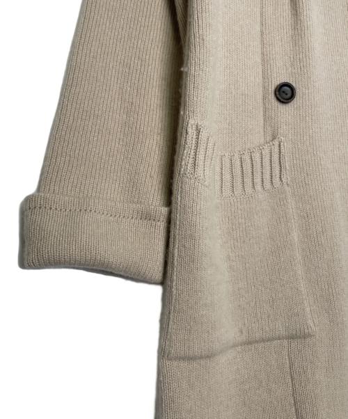 FOXEY BOUTIQUE（フォクシー ブティック）FOXEY BOUTIQUE (フォクシー ブティック) FOXEY BOUTIQUE Knit Coat Waffle ニット コート ワッフル  ベージュ サイズ:フリーの古着・服飾アイテム