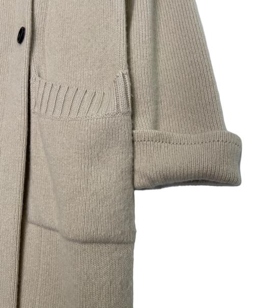 FOXEY BOUTIQUE（フォクシー ブティック）FOXEY BOUTIQUE (フォクシー ブティック) FOXEY BOUTIQUE Knit Coat Waffle ニット コート ワッフル  ベージュ サイズ:フリーの古着・服飾アイテム