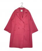 FOXEY BOUTIQUEフォクシー ブティック）の古着「FOXEY BOUTIQUE フォクシー ブティック Anis チェスターコート」｜ピンク
