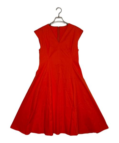 ADEAM（アディアム）ADEAM (アディアム) ADEAM アディアム コットン ノースリーブ ワンピース オレンジ サイズ:4の古着・服飾アイテム