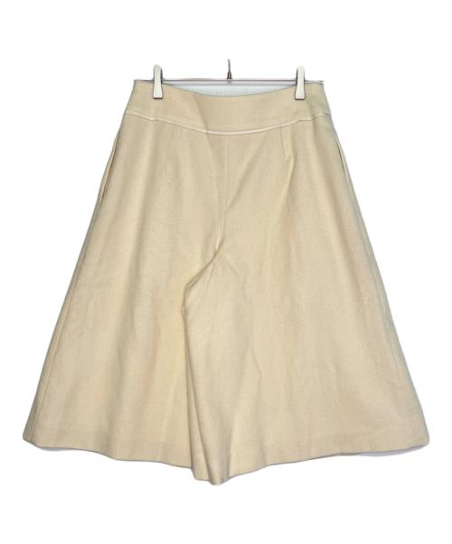 FOXEY BOUTIQUE（フォクシー ブティック）FOXEY BOUTIQUE (フォクシー ブティック) FOXEY BOUTIQUE フォクシー ブティック Rosalie ワイドパンツ 7分丈 カシミヤ混 アイボリー サイズ:42の古着・服飾アイテム