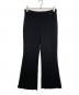 FOXEY BOUTIQUE（フォクシー ブティック）の古着「FOXEY BOUTIQUE 42371 Relax Pants パンツ フレア ウールブレンド」｜ブラック