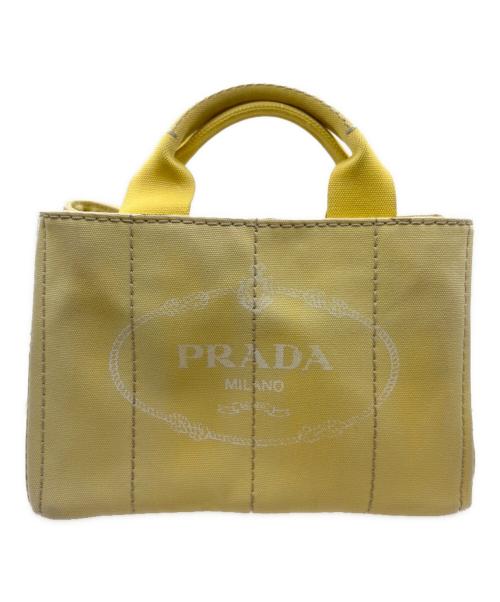 PRADA（プラダ）PRADA (プラダ) トートバッグ イエローの古着・服飾アイテム