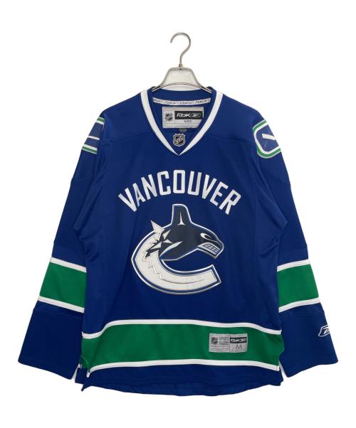 NHL（エヌエイチエル）NHL (エヌエイチエル) REEBOK (リーボック) REEBOK リーボック NHL Vancouver Canucks バンクーバーカナックス ジャージ ホッケージャージ サイズ:Mの古着・服飾アイテム