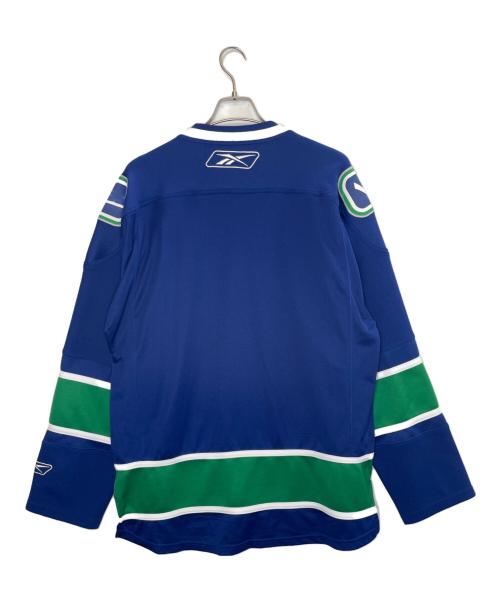 NHL（エヌエイチエル）NHL (エヌエイチエル) REEBOK (リーボック) REEBOK リーボック NHL Vancouver Canucks バンクーバーカナックス ジャージ ホッケージャージ サイズ:Mの古着・服飾アイテム