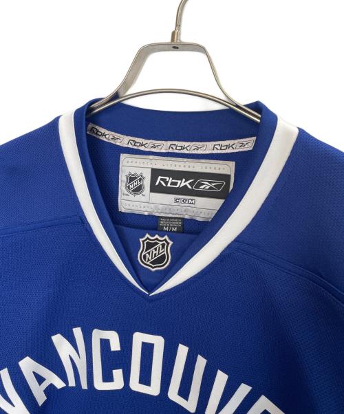 NHL（エヌエイチエル）NHL (エヌエイチエル) REEBOK (リーボック) REEBOK リーボック NHL Vancouver Canucks バンクーバーカナックス ジャージ ホッケージャージ サイズ:Mの古着・服飾アイテム
