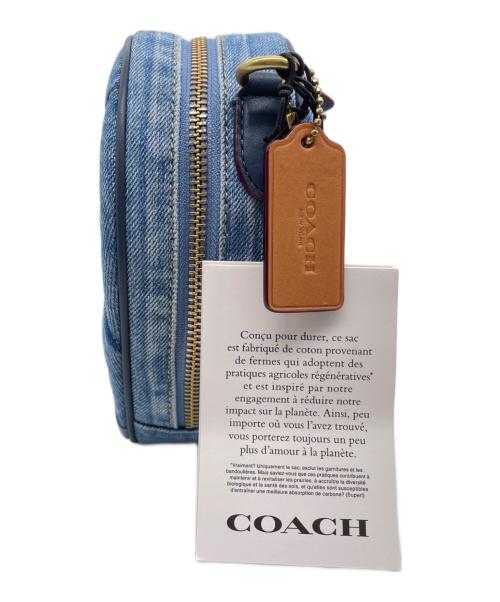 COACH（コーチ）COACH (コーチ) COACH コーチ ハート クロスボディ キルティング スカイブルーの古着・服飾アイテム