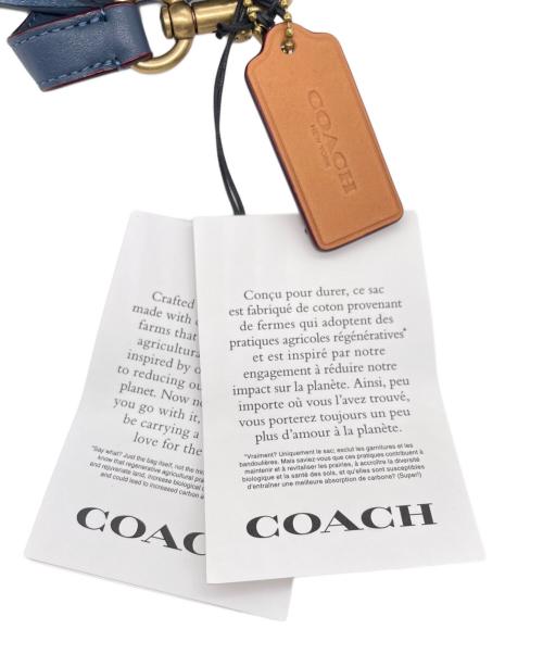 COACH（コーチ）COACH (コーチ) COACH コーチ ハート クロスボディ キルティング スカイブルーの古着・服飾アイテム