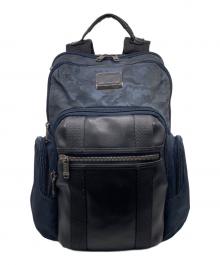TUMI（トゥミ）の古着「TUMI トゥミ Alpha Bravo Nellis Backpack 迷彩 バックパック リュック ビジネス ビジカジ 通勤」｜ブルー×ブラック