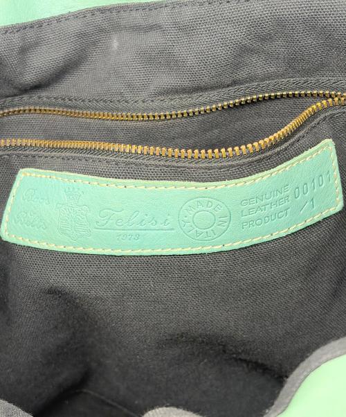 Felisi（フェリージ）Felisi (フェリージ) トートバッグ  黄緑の古着・服飾アイテム