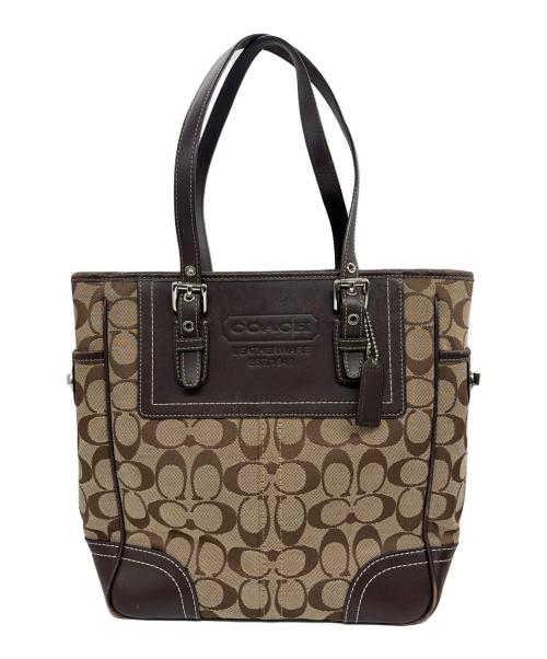 COACH（コーチ）COACH (コーチ) トートバッグ ベージュの古着・服飾アイテム