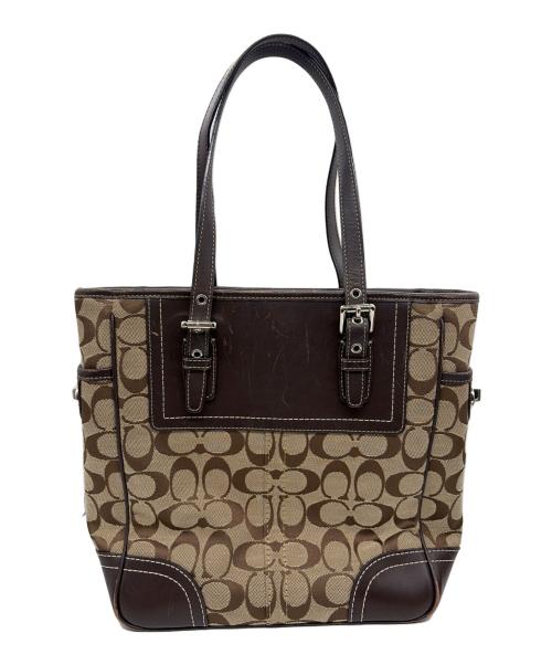 COACH（コーチ）COACH (コーチ) トートバッグ ベージュの古着・服飾アイテム