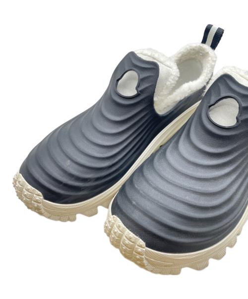 MONCLER（モンクレール）MONCLER (モンクレール) Acquaラバーブーツ ネイビー×ホワイト サイズ:24.5の古着・服飾アイテム