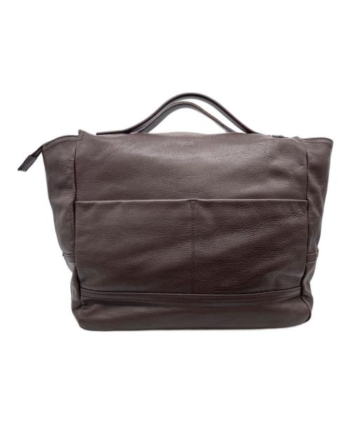 Vivienne Westwood（ヴィヴィアンウエストウッド）Vivienne Westwood (ヴィヴィアンウエストウッド) Vivienne Westwood ヴィヴィアンウエストウッド アセットレザー 2WAY ボストンバッグ ブラウンの古着・服飾アイテム