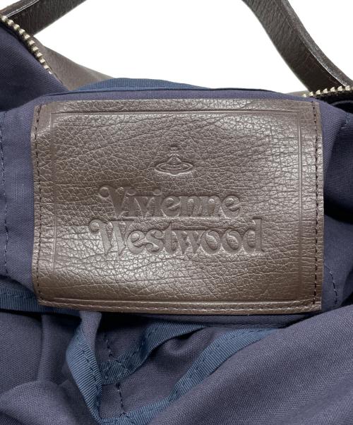 Vivienne Westwood（ヴィヴィアンウエストウッド）Vivienne Westwood (ヴィヴィアンウエストウッド) Vivienne Westwood ヴィヴィアンウエストウッド アセットレザー 2WAY ボストンバッグ ブラウンの古着・服飾アイテム