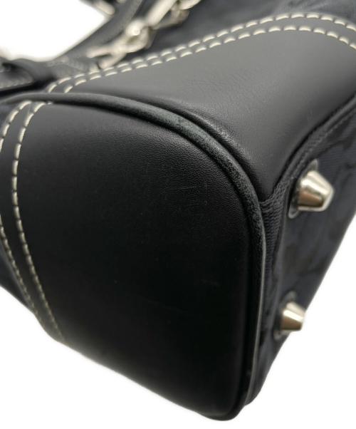COACH（コーチ）COACH (コーチ) COACH コーチ ハンプトンズ シグネチャー 黒シグ ラージ キャリーオール ブラックの古着・服飾アイテム