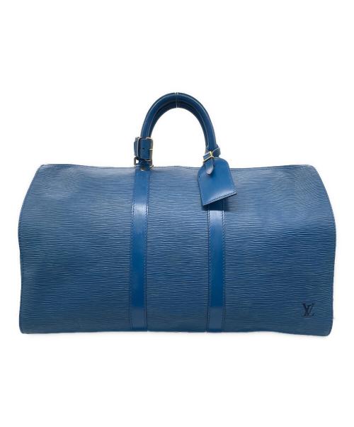 LOUIS VUITTON（ルイ ヴィトン）LOUIS VUITTON (ルイ ヴィトン) LOUIS VUITTON ルイ ヴィトン エピ キーポル45 M42975 ボストンバッグ トレドブルー ブルーの古着・服飾アイテム