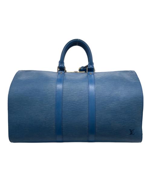 LOUIS VUITTON（ルイ ヴィトン）LOUIS VUITTON (ルイ ヴィトン) LOUIS VUITTON ルイ ヴィトン エピ キーポル45 M42975 ボストンバッグ トレドブルー ブルーの古着・服飾アイテム